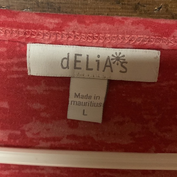 Vintage Delia’s long sleeved top woman’s size large - Picture 3 of 3